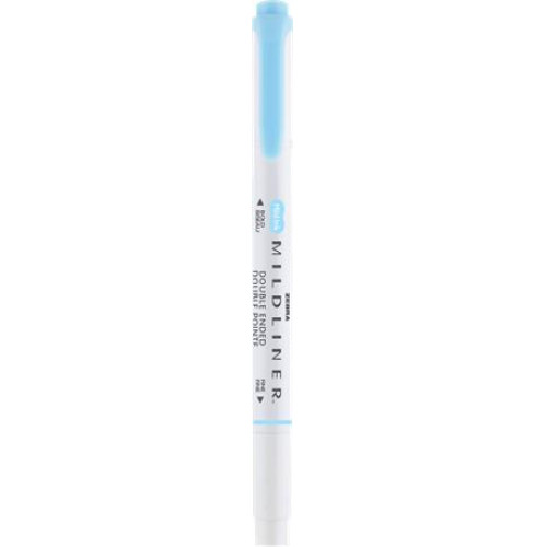 Szövegkiemelő 1-3,5mm kétvégű Zebra Mildliner Fluorescent kék