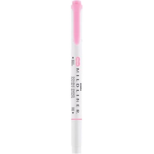 Szövegkiemelő 1-3,5mm kétvégű Zebra Mildliner Fluorescent rózsaszín
