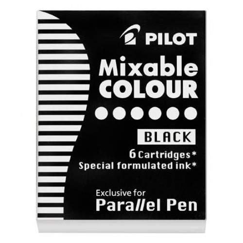 Töltőtoll patron Pilot Parallel Pen fekete
