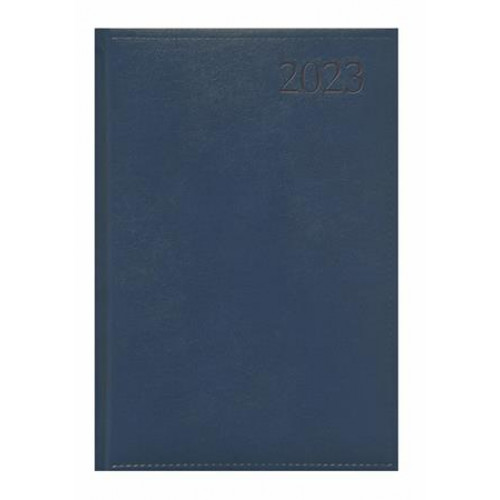 Naptár tervező B6 napi Toptimer Traditional kék (2024)