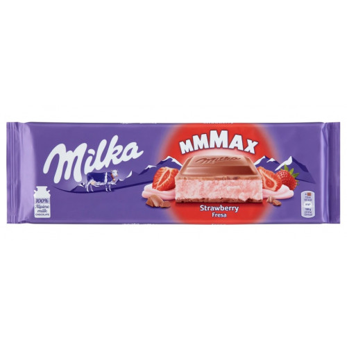 Tejcsokoládé 300g Milka epres