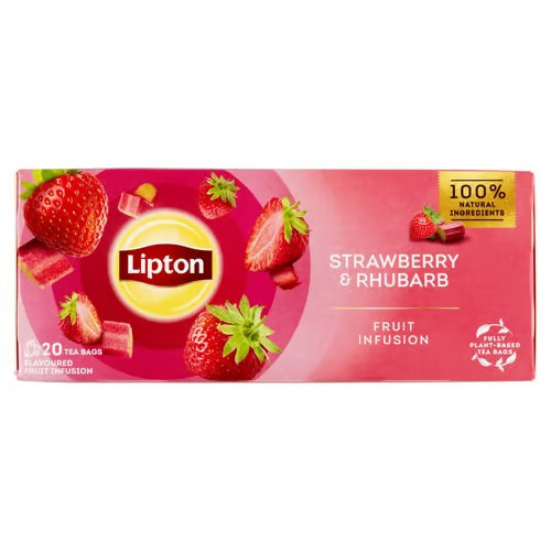 Gyümölcstea 20x1,6g Lipton eper-rebarbara