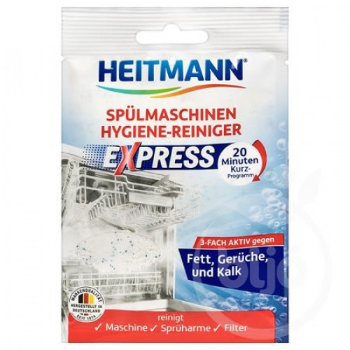 Mosogatógép tisztító por 30g Heitmann Express