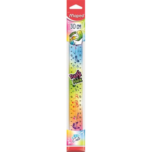 Vonalzó műanyag törhetetlen 30cm Maped Mini Cute Twist n Flex