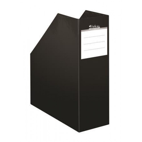 Iratpapucs karton 90mm Victoria Premium fekete