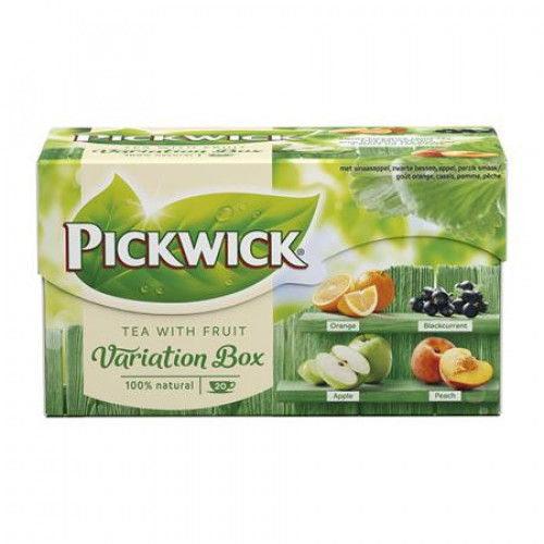 Fekete tea 20x1,5g Pickwick Variációk narancs,feketeribizli,alma,őszibarack ZÖLD