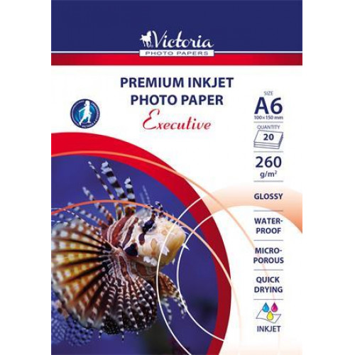 Fotópapír tintasugaras A6 260g magasfényű Victoria Executive