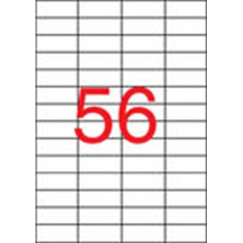 Etikett 52,5x21,2mm eltávolítható Apli 5600 etikett/csomag