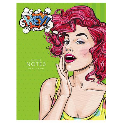 Füzet tűzött kockás A5 40 lap Shkolyaryk Pop Art vegyes