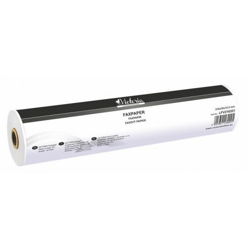 Faxpapír 216mmx30mx12,5mm Victoria