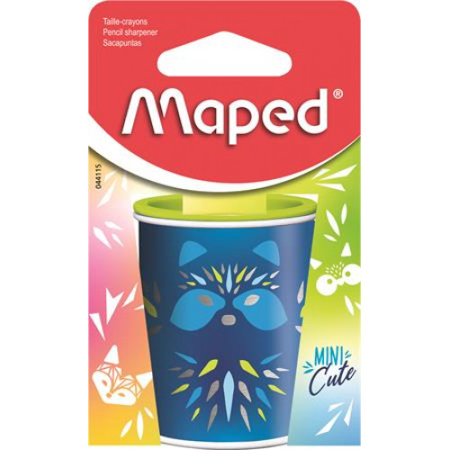 Hegyező kétlyukú tartályos Maped Mini Cute vegyes színek