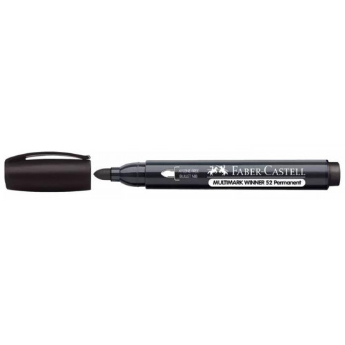 Alkoholos marker 2,8mm kúpos Faber-Castell Multimark Winner 52 fekete