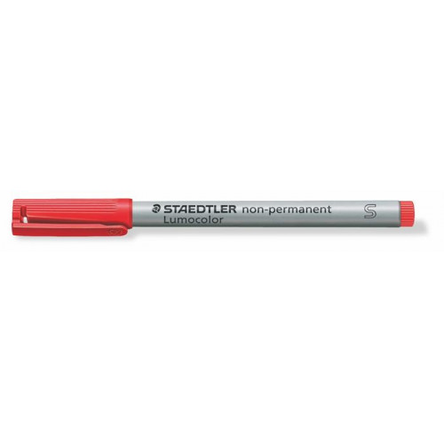 Alkoholmentes marker OHP 0,4mm Staedtler Lumocolor 311 S piros