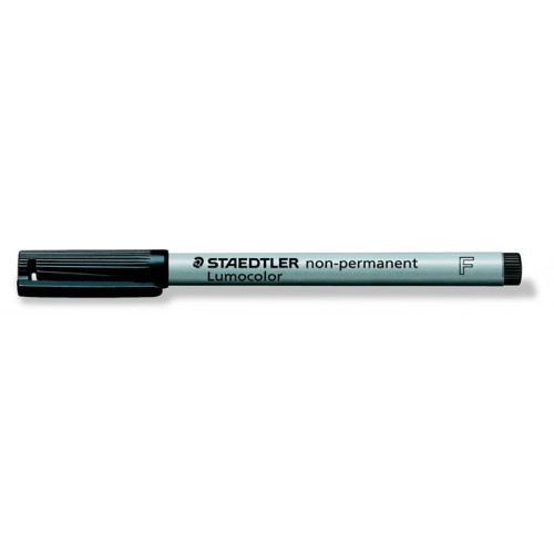 Alkoholmentes marker OHP 0,6mm Staedtler Lumocolor 316 F fekete