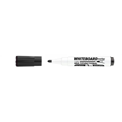 Tábla- és flipchart marker 1-3mm multifunkciós Ico Markeraser fekete
