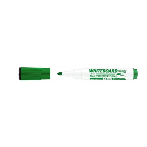 Tábla- és flipchart marker 1-3mm multifunkciós Ico Markeraser zöld
