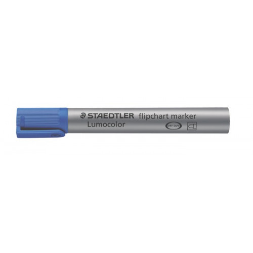 Flipchart marker 2mm kúpos Staedtler Lumocolor 356 kék