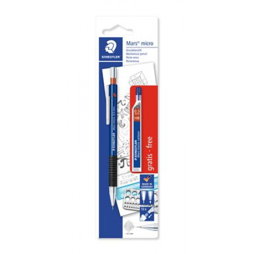 Nyomósirón és grafitbél 0,5mm Staedtler Mars Micro 775 kék