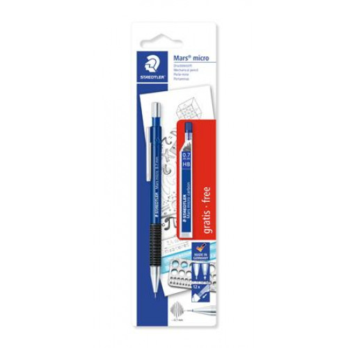 Nyomósirón és grafitbél 0,7mm Staedtler Mars Micro 775 kék