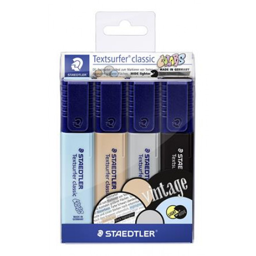 Szövegkiemelő készlet 1-5mm Staedtler Textsurfer Classic Pastel 364 C 4 különböző szín