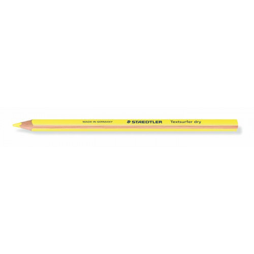Szövegkiemelő ceruza háromszögletű Staedtler Textsurfer Dry 128 64 neon sárga