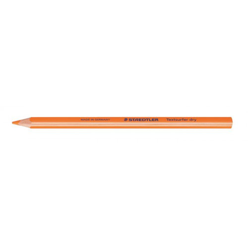 Szövegkiemelő ceruza háromszögletű Staedtler Textsurfer Dry 128 64 neon narancs