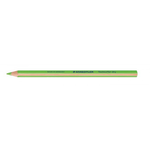 Szövegkiemelő ceruza háromszögletű Staedtler Textsurfer Dry 128 64 neon zöld