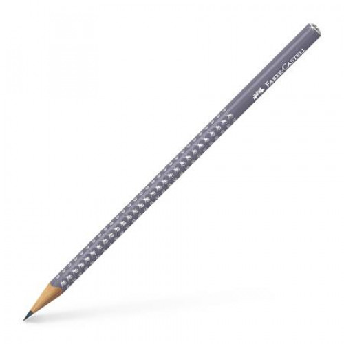 Grafitceruza B háromszögletű Faber-Castell Sparkle gyöngyház szürke
