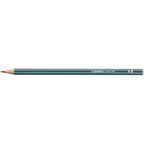 Grafitceruza HB hatszögletű Stabilo Pencil 160 olajzöld