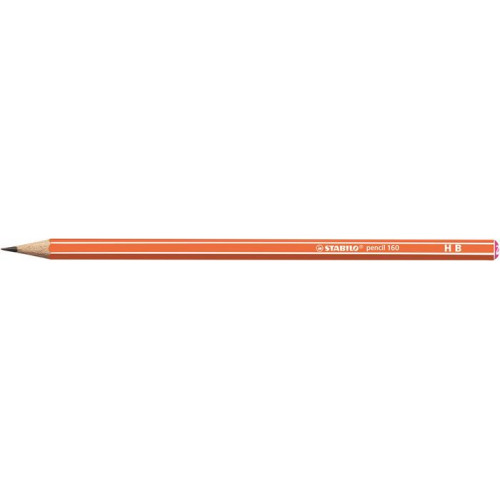 Grafitceruza HB hatszögletű Stabilo Pencil 160 narancs