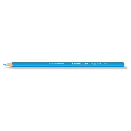 Színes ceruza háromszögletű Staedtler Ergo Soft 157 világoskék