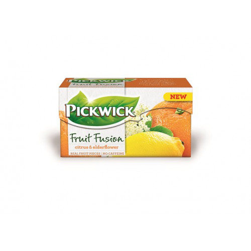 Gyümölcstea 20x2g Pickwick Fruit Fusion citrus-bodza