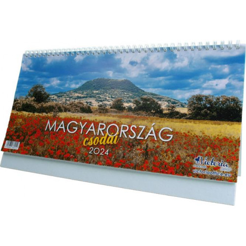 Naptár asztali álló Victoria Magyarország Csodái (2024 évi)