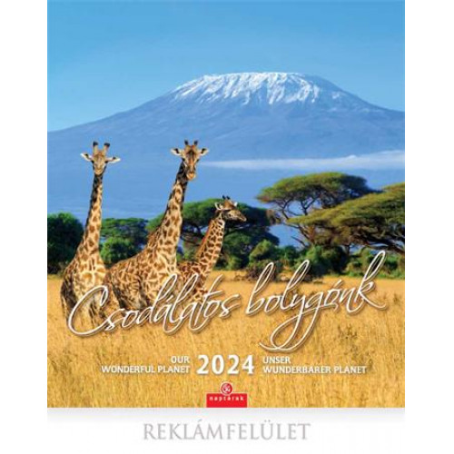 Naptár fali Csg Csodálatos bolygónk (2024)