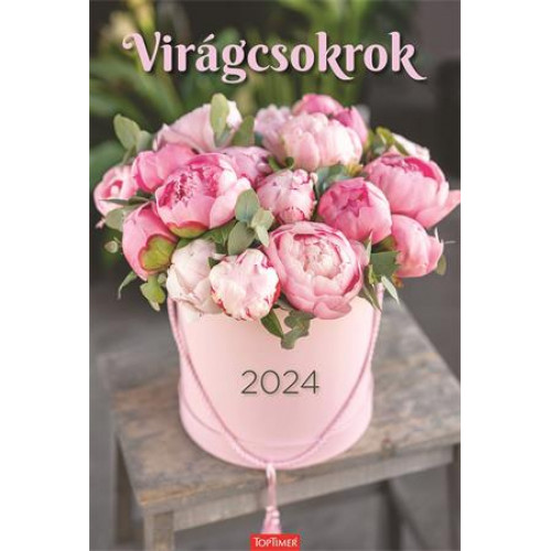 Naptár fali Toptimer Virágcsokrok (2024)