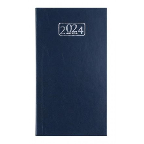 Zsebnaptár álló elrendezésű Victoria Office Chrono kék (2024)