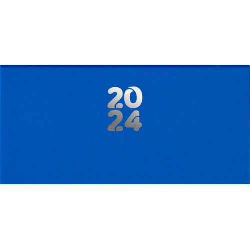 Zsebnaptár fekvő elrendezésű Dayliner Pannon kék (2024)