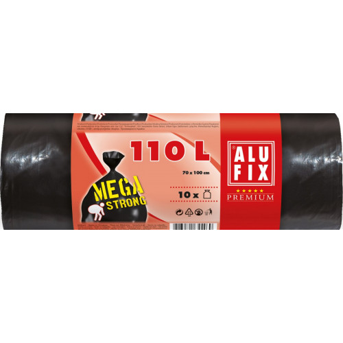 Szemeteszsák 110l 10db Alufix MEGA erős 74mic