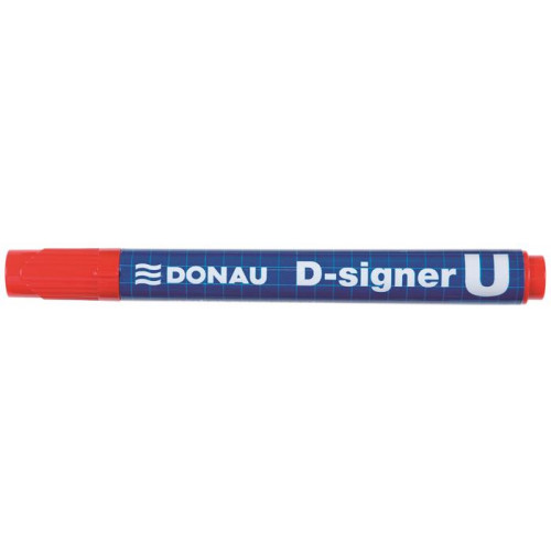 Alkoholos marker 2-4mm kúpos Donau D-signer U piros
