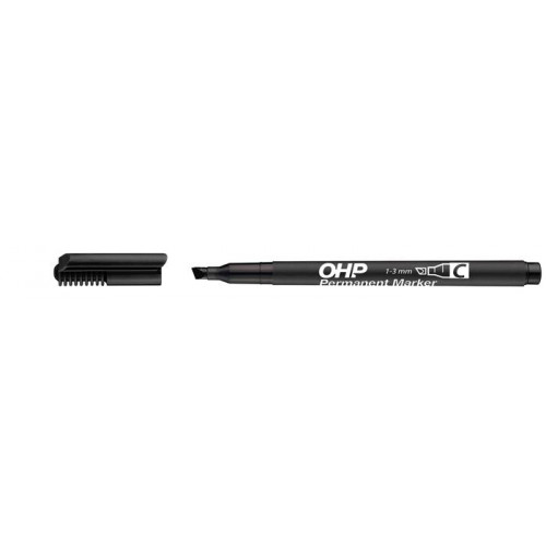 Alkoholos marker OHP 1-4mm C vágott Ico fekete