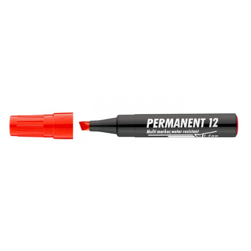 Alkoholos marker 1-4mm vágott Ico Permanent 12 piros