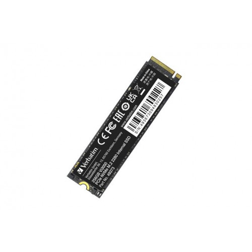 SSD (belső memória) 256GB PCIe NVMe M2 3300/1300 MB/s Verbatim Vi3000