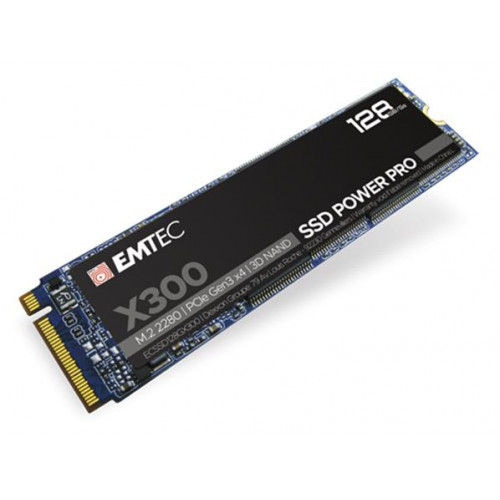 SSD (belső memória) 128GB M2 NVMe 1500/500 MB/s Emtec X300