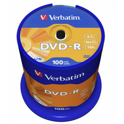 DVD-R lemez AZO 4,7GB 16x hengeren Verbatim