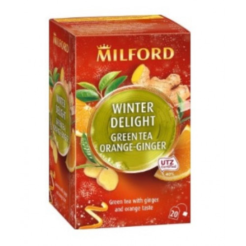 Gyógynövénytea 20x2 g Milford Gyömbér - narancs